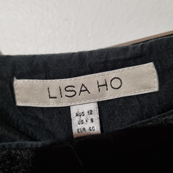 Lisa Ho Size 12 Black Evening Dress Pants - Picture 5 of 6